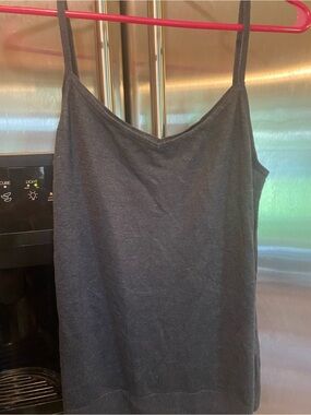 Banana Republic charcoal black camisole with thin straps